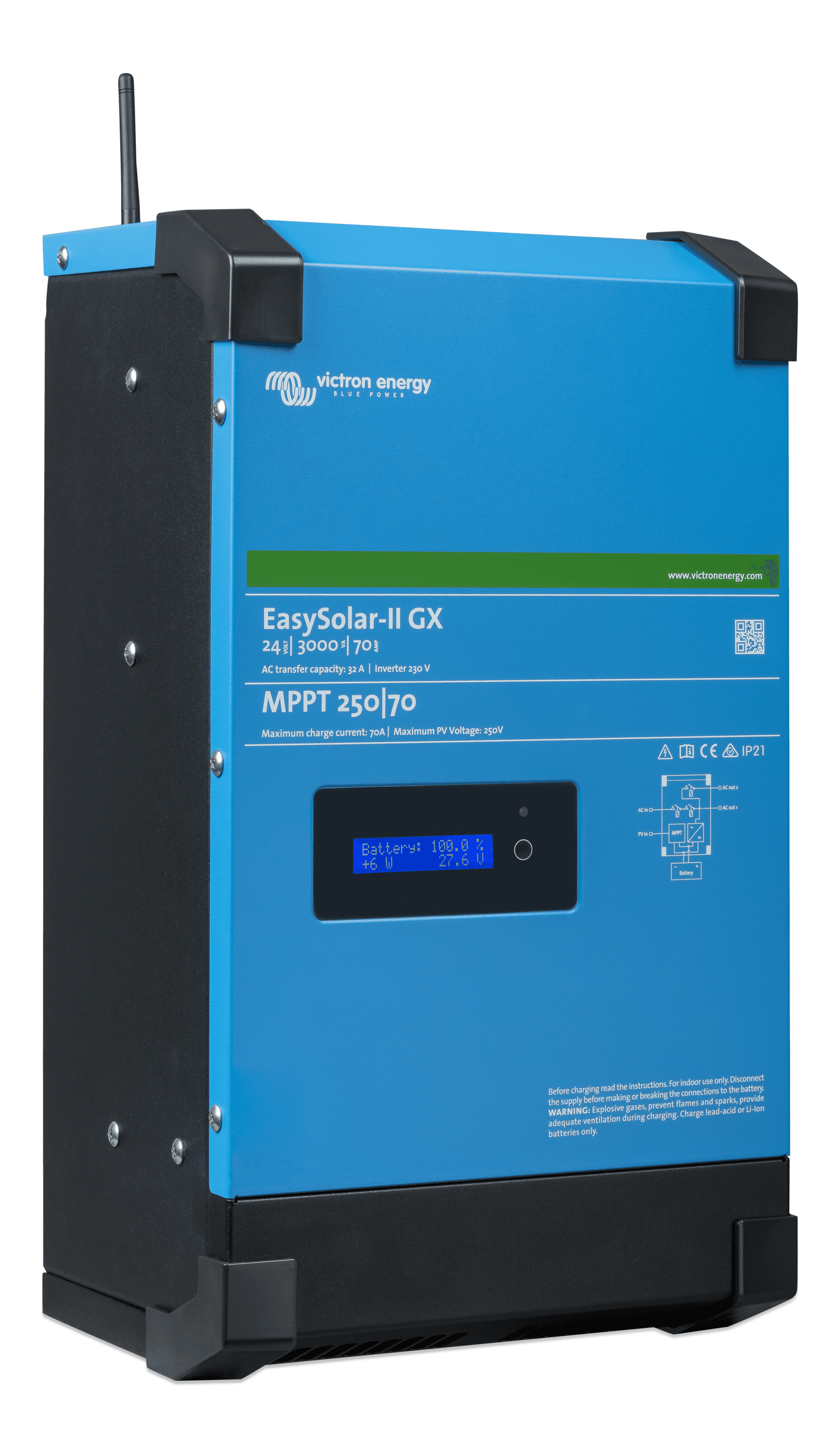 EasySolar-II GX 24V 3000VA (left)  thumbnail