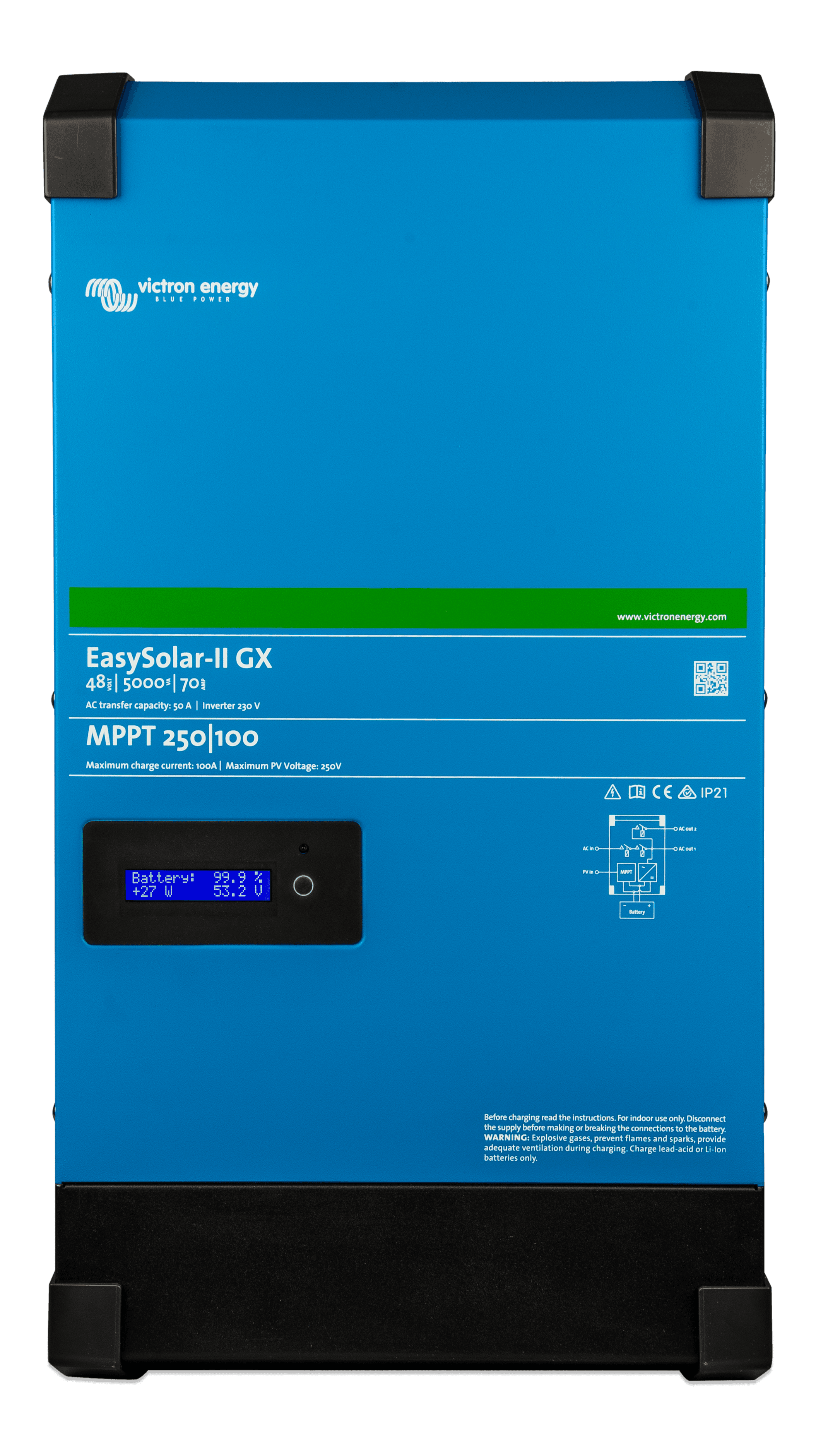 EasySolar-II GX 48V 5000VA (front)  thumbnail