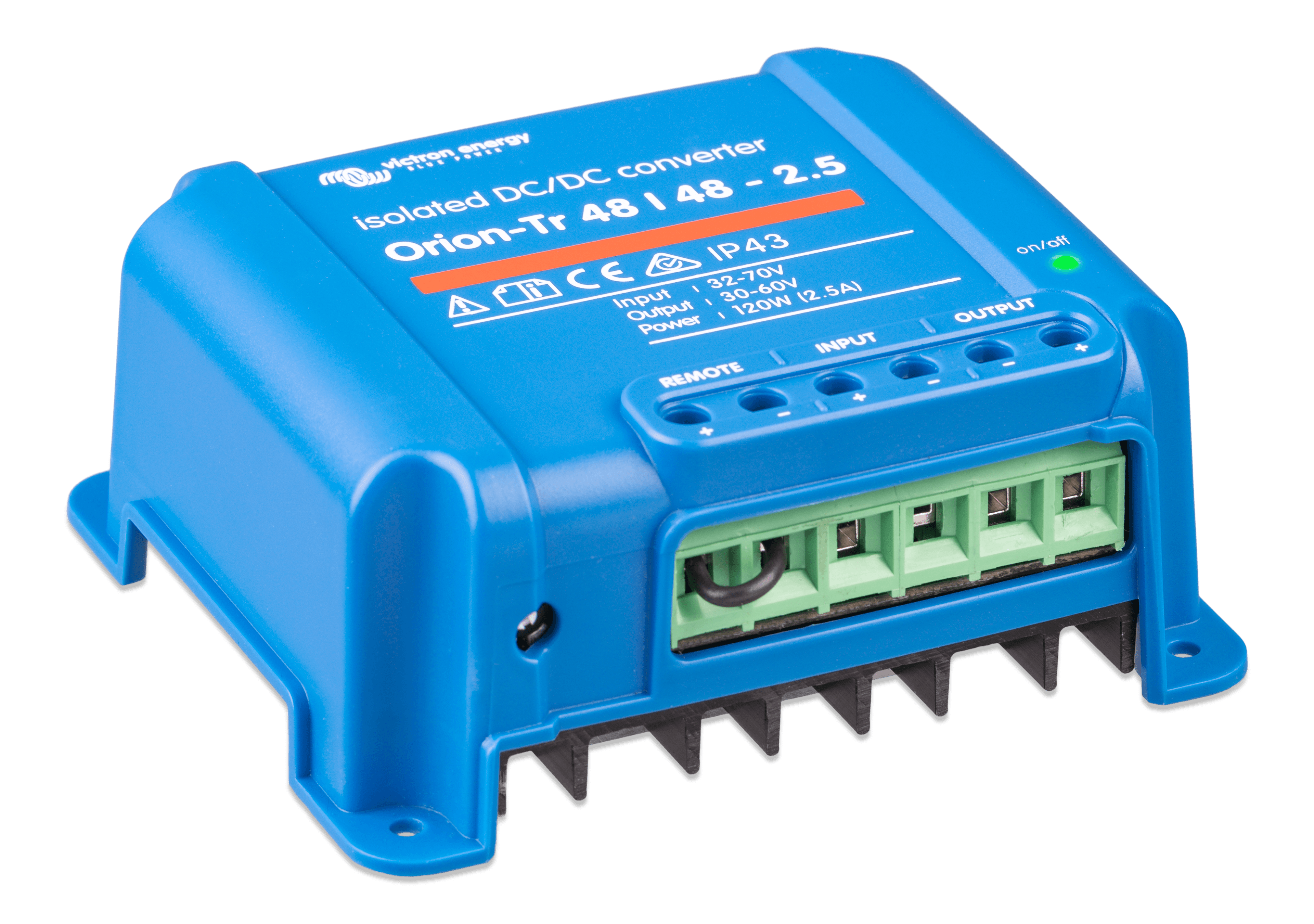 Orion-Tr 48/48-2,5A (120W) Isolated DC-DC converter (right) thumbnail