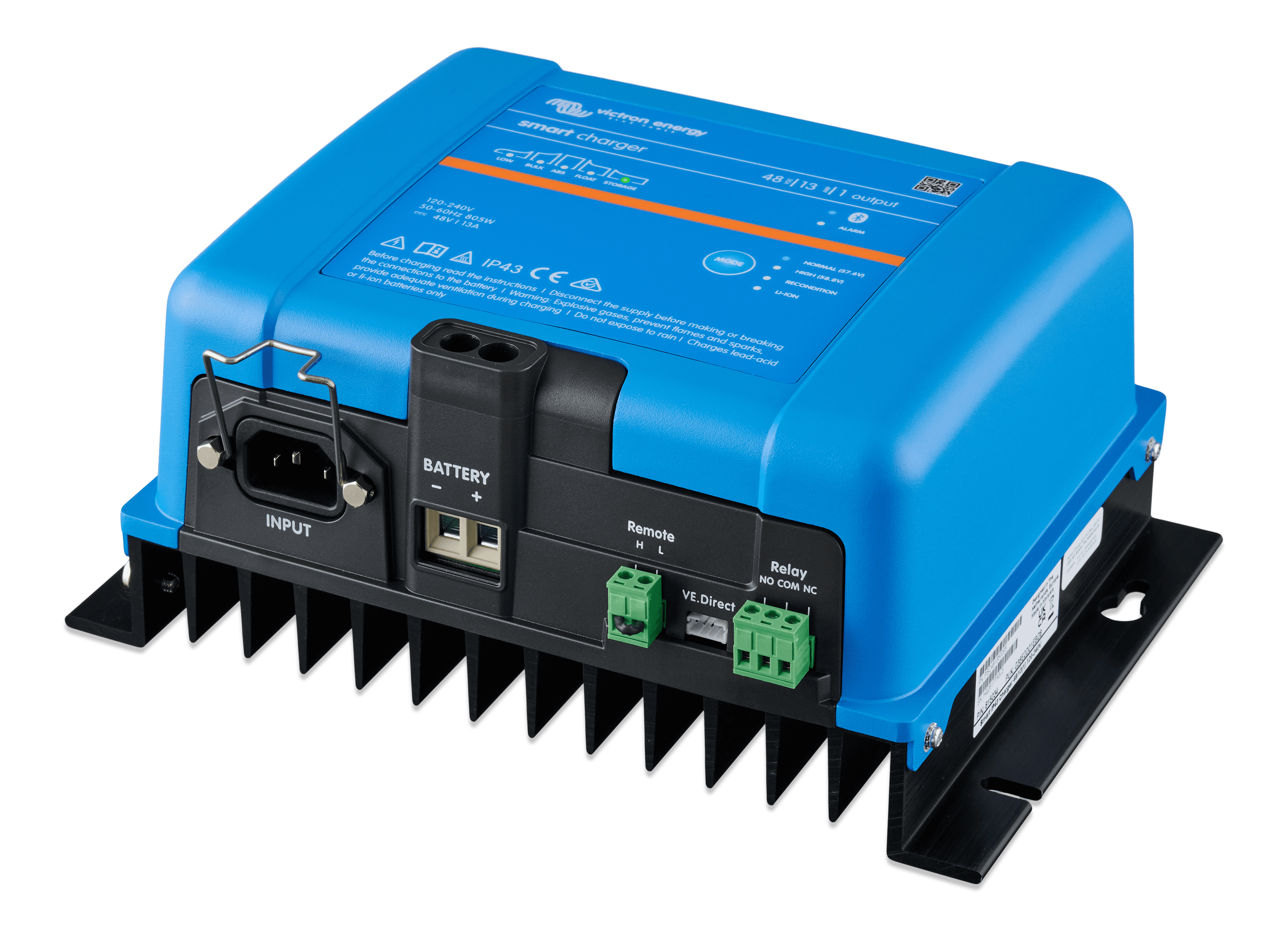 Smart IP43 Charger 48V 13A (1) 120-240V (left) thumbnail